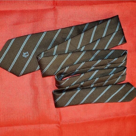 VINTAGE CHRISTIAN DIOR  Skinny neck Tie - Picture 5 of 9